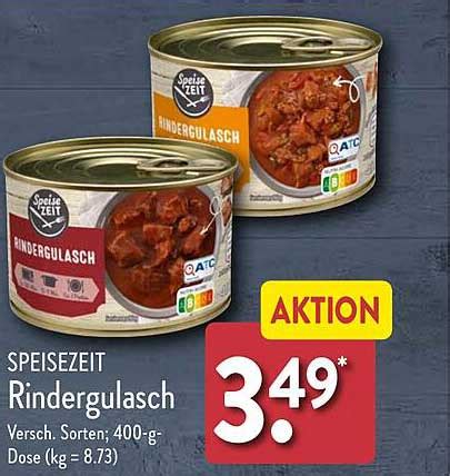 Speisezeit Ridnergulasch Angebot Bei ALDI Nord 1Prospekte De