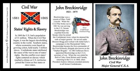 Breckinridge, John - Civil War - HistoryMugs.us