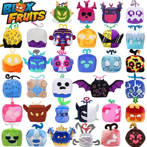 Brinquedos Blox Fruits - In Stock Blox Fruits Plush Fruits Plush Blox Fruits Plushies Box Funny ...