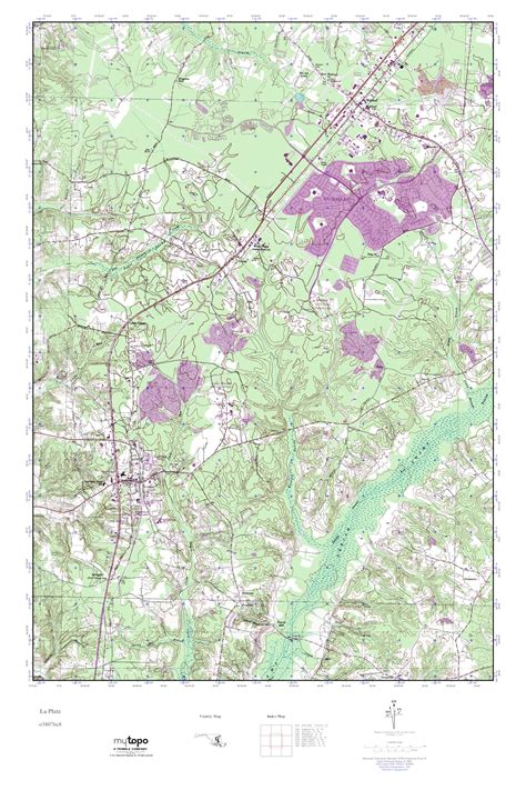 Mytopo La Plata Maryland Usgs Quad Topo Map