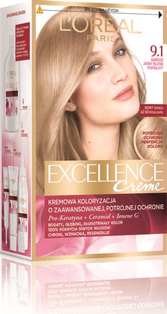 L Oreal Paris L oréal Paris Excellence Creme Farba Do Włosów 9 1 Bardzo