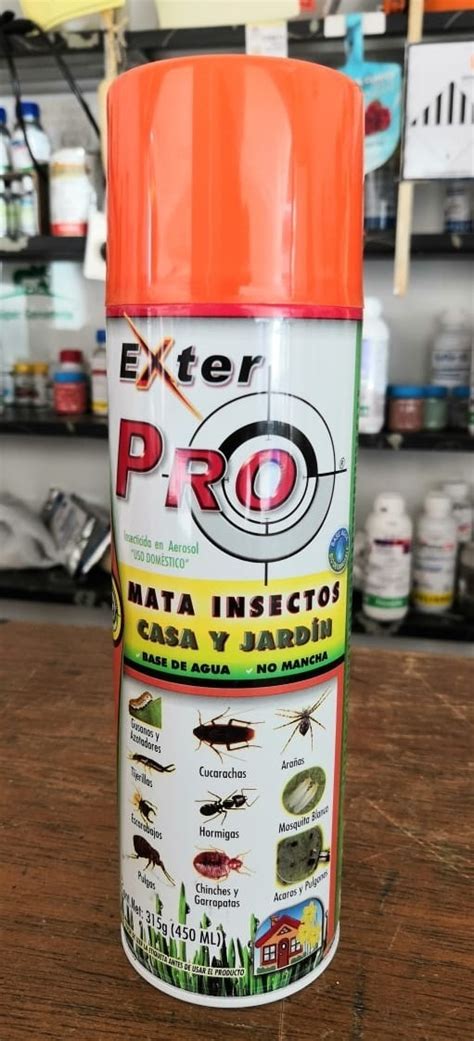 Aerosol Mata Insectos Casa Y Jardín Base Agua 16400 En Mercado Libre