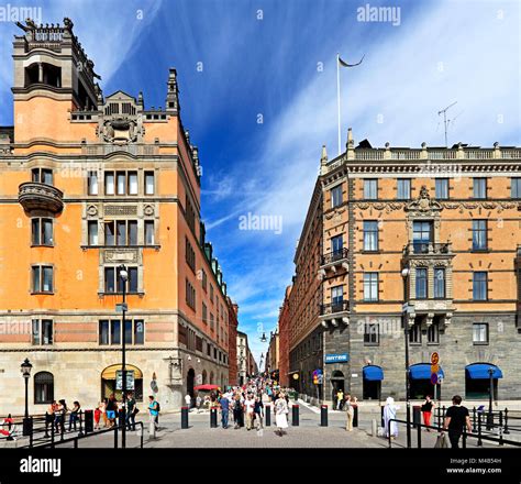 Stockholm Sweden Norrmalm District View From Old Town