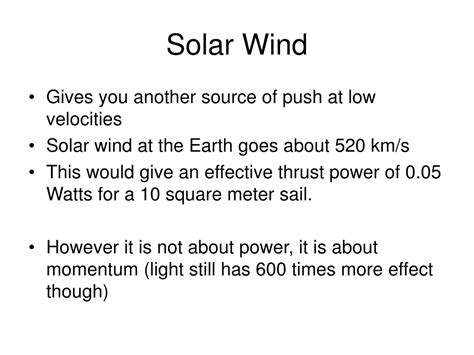 PPT Goal To Understand How Solar Sails Work PowerPoint Presentation