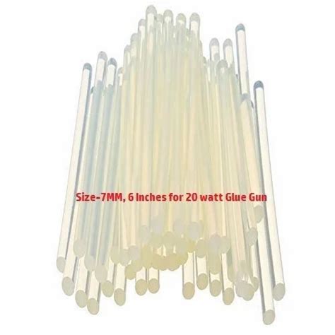 Hot Melt Glue Stick Inch Mm Transparent At Piece New Delhi