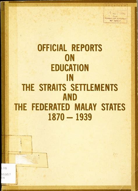 An Overview Of Singapores Education System From 1819 To The 1970s