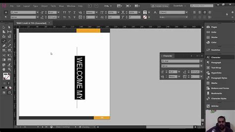 Indesign Tutorial Setting Text Vertically Youtube