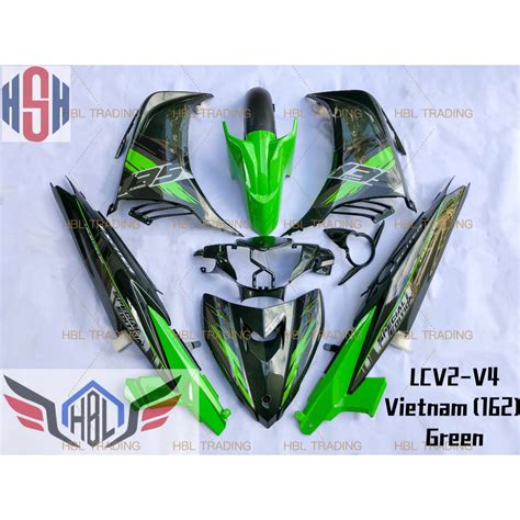 Cover Set Yamaha LC Lc135 V2 V3 V4 V5 Exciter Vietnam New Limited