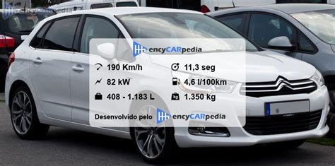 Citroën C4 HDi 110 FAP Ficha Técnica 2010 2013 desempenho dimensões