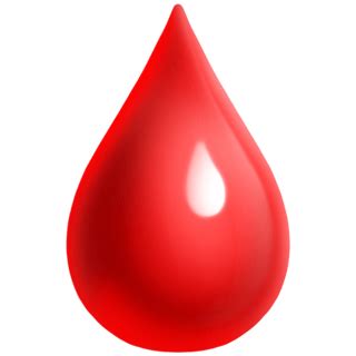 🩸 Drop of Blood Emoji on Twitter Emoji Stickers 13.1