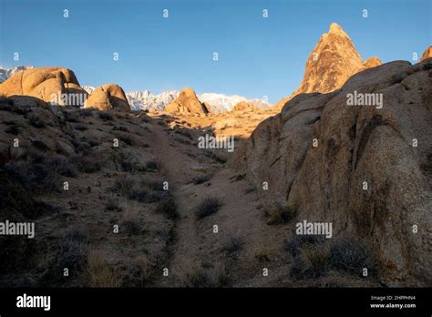 Mt Whitney The Tallest Mountain Peak In The Lower 48 States Stands