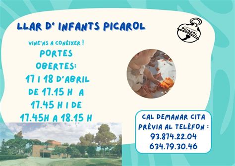 Portes Obertes Llar D Infants Picarol