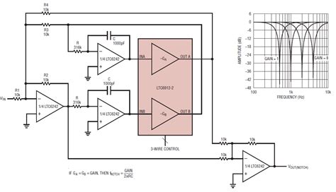 Passive Notch Filter Schematic Circuit Diagram