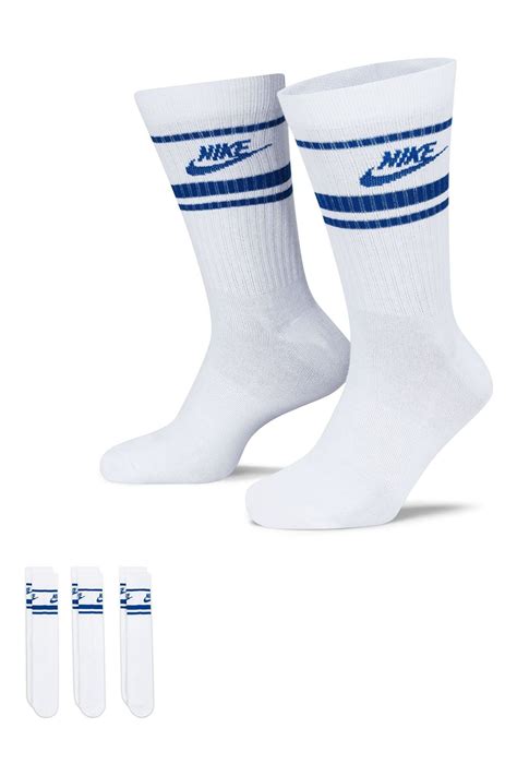 Buy Nike Whiteblue Sportswear Everyday Essential White Crew Socks 3