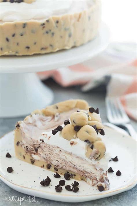 No Bake Cookie Dough Ice Cream Cake + RECIPE VIDEO