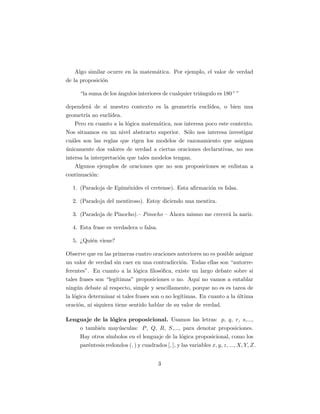 Capitulo Elementos De L Gica Proposicional Pdf