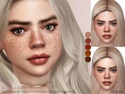 The Sims Resource Freckles Nb Sims Sims Freckles