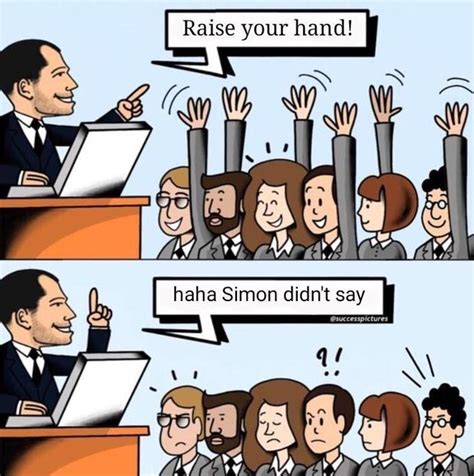 Simon Says Webcomics Know Your Meme