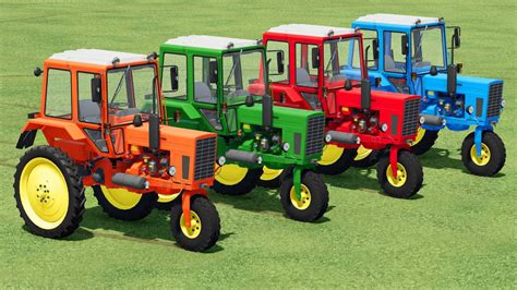 Claas Vs Fendt Vs John Deere Vs Valtra Vs John Deere Colored Tractors