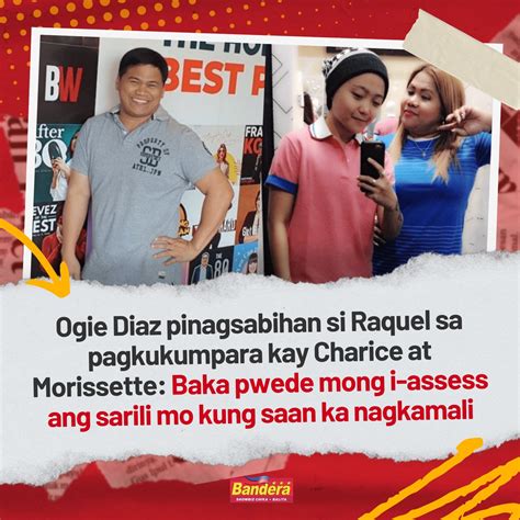 Bandera On Twitter Hindi Nagustuhan Ng Talent Manager Na Si Ogie Diaz