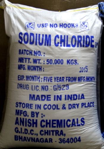 Sodium Chloride Technical Grade Manufacturer Sodium Chloride Technical