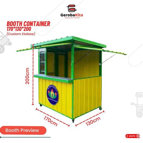 Jual Booth Kontainer Booth Murah Custom Booked Shopee Indonesia