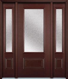 80 Double Water 3 4 Lite Belleville Mahogany Fiberglass Single Door