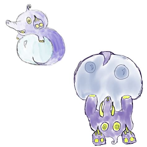 Waterghost Starter Evo Fakemon No Name Testing Out My New Drawing Tablet The Evo Holds