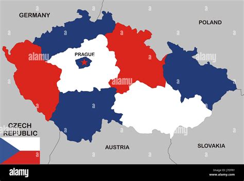 Rep Blica Checa Mapa Atlas Mapa Del Mundo Pol Tico Bandera Ilustraci N