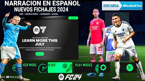 Llego Nuevo Fifa Mod Fc Narracion En Espa Ol Nuevos Fichajes