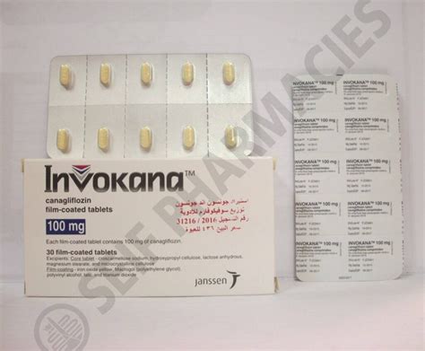 Invokana Mg Tab Seif Pharmacies