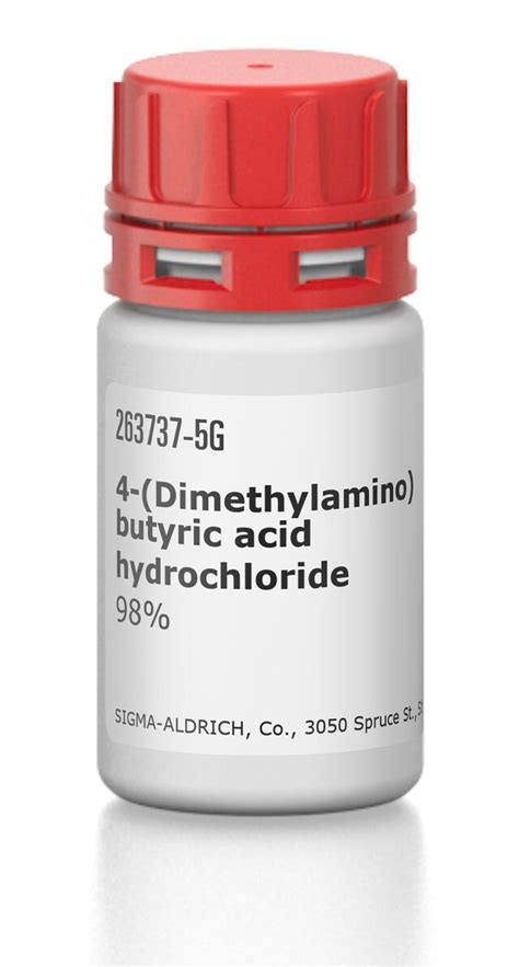 Aldrich 4 Dimethylamino butyric acid hydrochloride 코랩샵 KOLAB 연구용