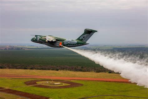 Embraer Completes Tests Of Firefighting System For C 390 Millennium