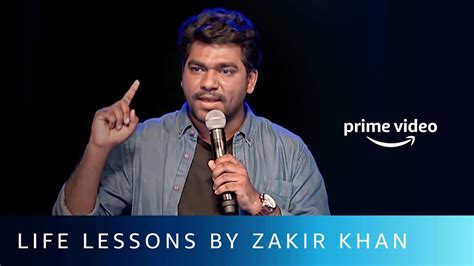 Zakir Khan Gives Life Lessons | Prime Video - YouTube