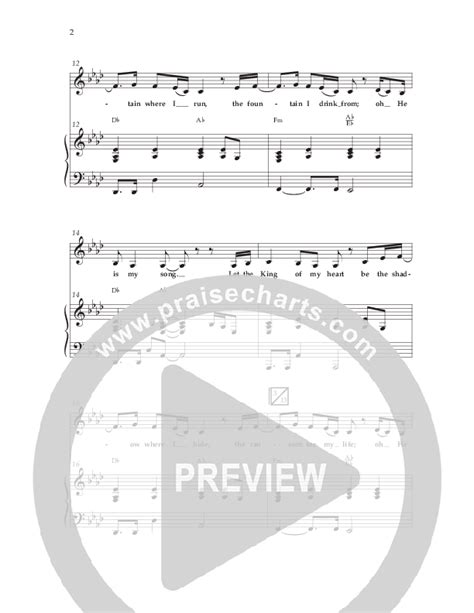 King Of My Heart Choral Anthem Satb Sheet Music Pdf Lifeway Choral