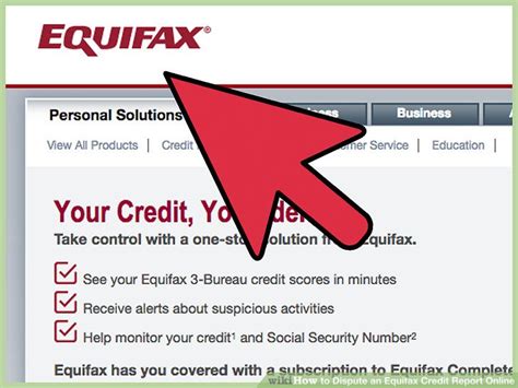 How To Dispute An Equifax Credit Report Online Steps