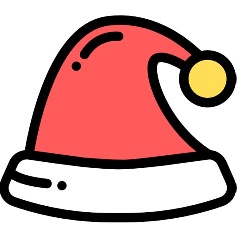 Gorro Navideño Icono Gratis