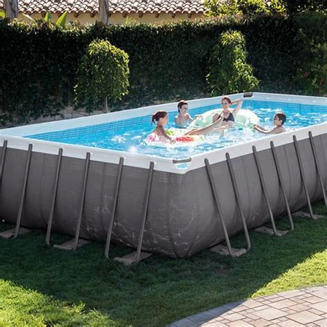 Piscinas Ultra Frame Rectangular Intex Bricowork