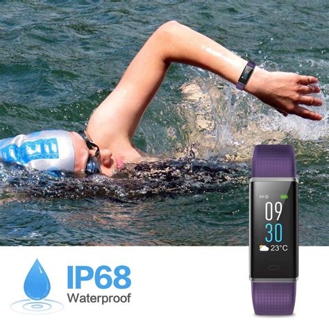 Hetp Montre Connect E Sport Tanche Ip Bracelet Connect E Natation