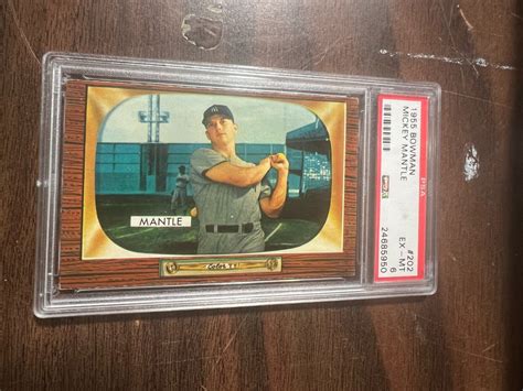 Mickey Mantle 1955 Bowman 202 Base Price Guide Sports Card Investor