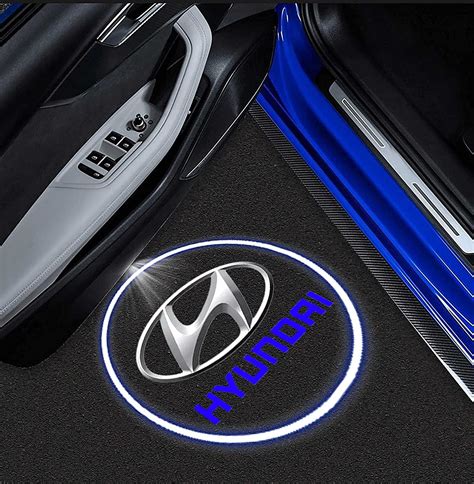 Hyundai Car Door Shadow Led Lighting Logo Projector Welcome Lights 1