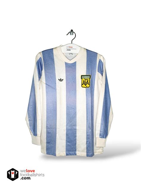 Adidas Vintage Matchworn Football Shirt Argentina World Cup Final