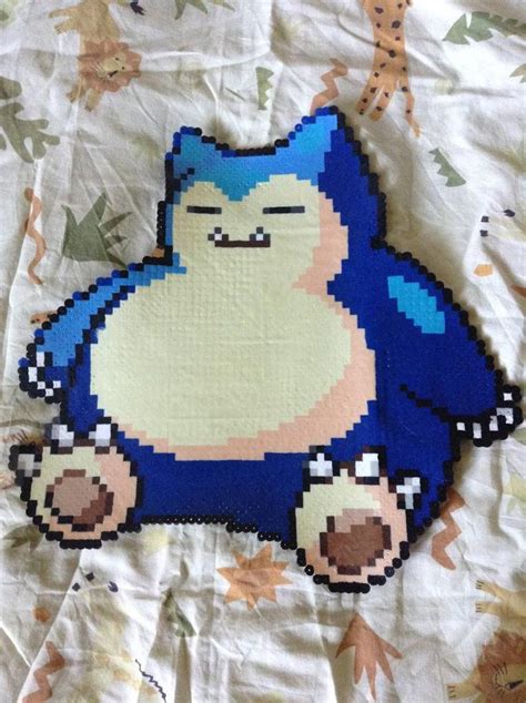 Snorlax Perler Bead Sprite Etsy Kandi Patterns Perler Bead Patterns