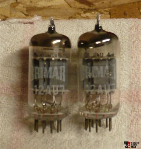 Very Nice Pair Of Brimar England Au Preamplifier Tubes Price