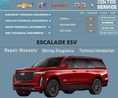 2021 2023 Cadillac ESCALADE Workshop Service Repair Manuals Wiring