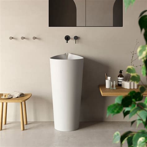 Rexa Design Smoking Lavabo Freestanding Rexa Design Finiture Corian