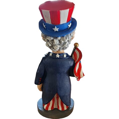 Uncle Sam Heavyweight Poly Resin Bobblehead Figurine