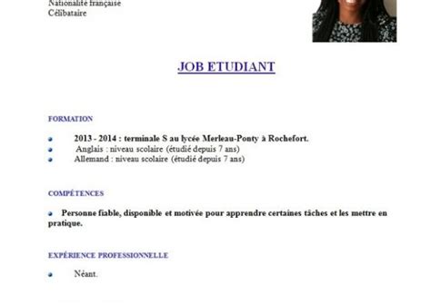 Exemple De Cv Europass Simple Laboite Cv Fr