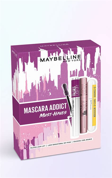 Maybelline New York Mascara Addict Set (Worth £34) | PrettyLittleThing CA