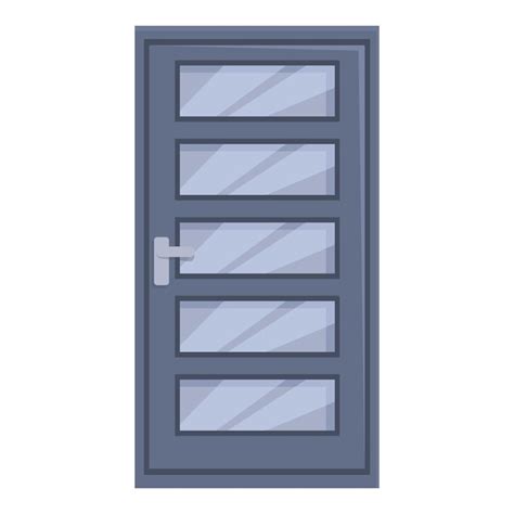 Premium Vector Front Door Icon Cartoon Vector Exterior House Open Room